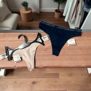 002 COMBO: women's thong panties size S